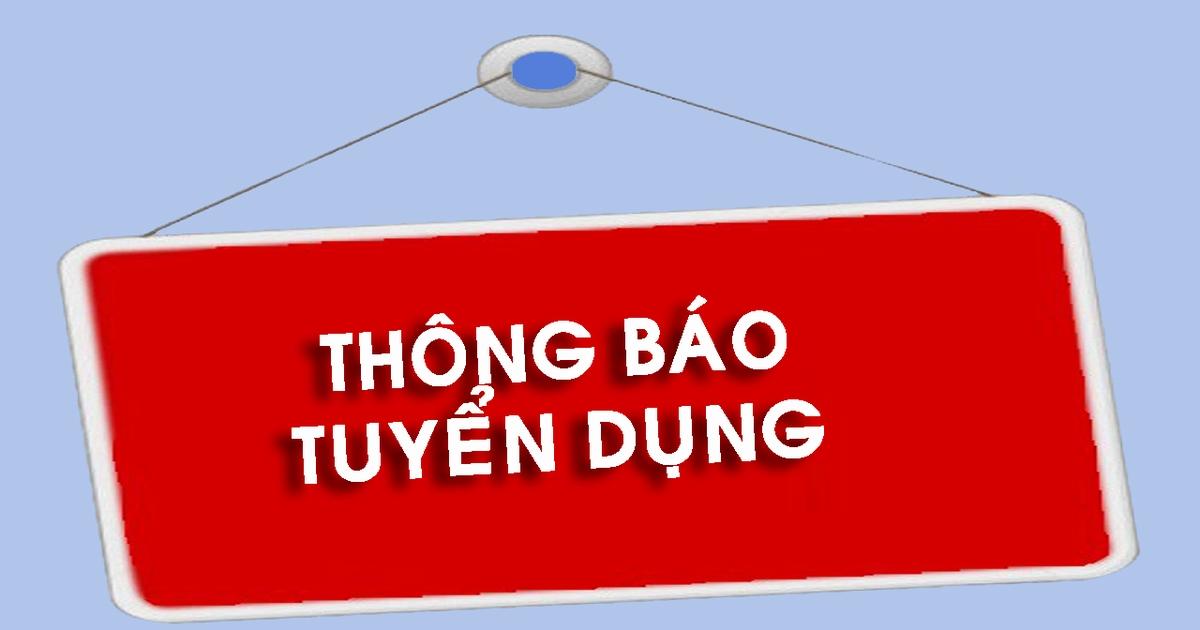 Thông báo tuyển dụng viên chức sự nghiệp giáo dục năm 2024